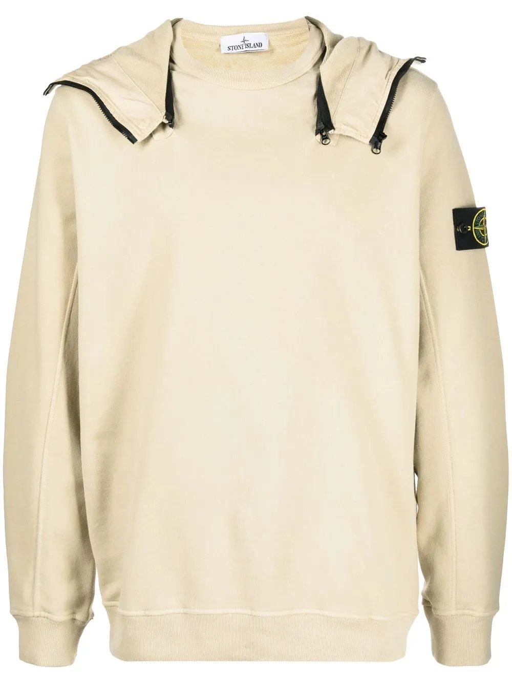 

Stone Island sudadera con capucha removible - Neutro