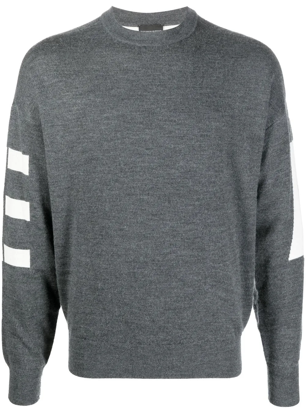 

Emporio Armani sudadera con logo estampado - Gris