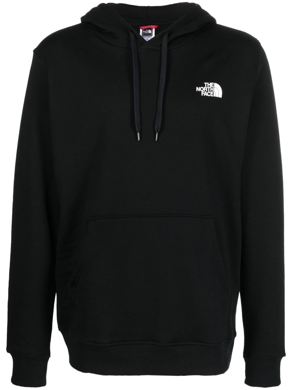 The North Face Icon Logo-patch Pullover Hoodie In Black