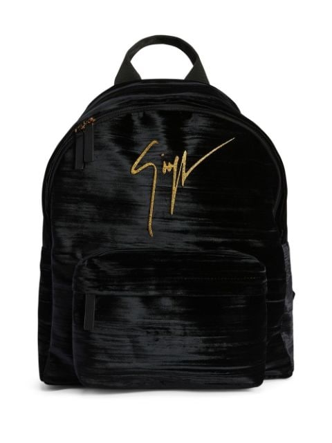 signature-embroidery backpack