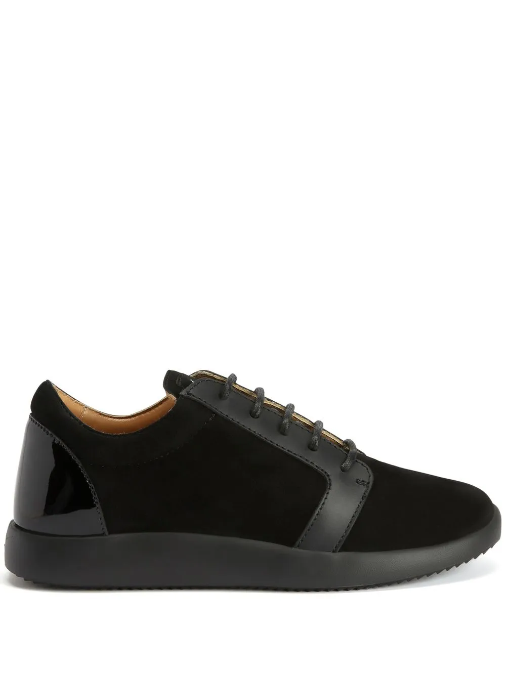 

Giuseppe Zanotti Coby lace-up suede sneakers - Black