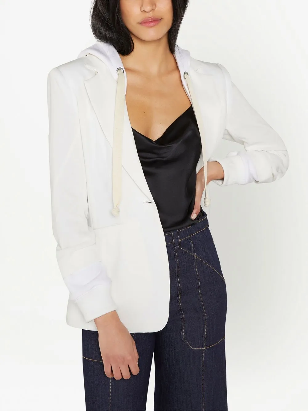 Cinq A Sept single-breasted Hooded Blazer - Farfetch