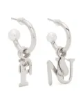 Sunnei metal letter earrings - Silver