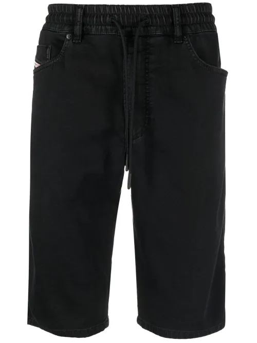 Bermuda en jean à coupe droite - Diesel - Modalova