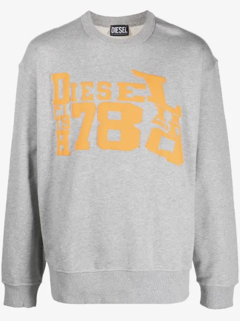 Diesel sudadera con logo estampado