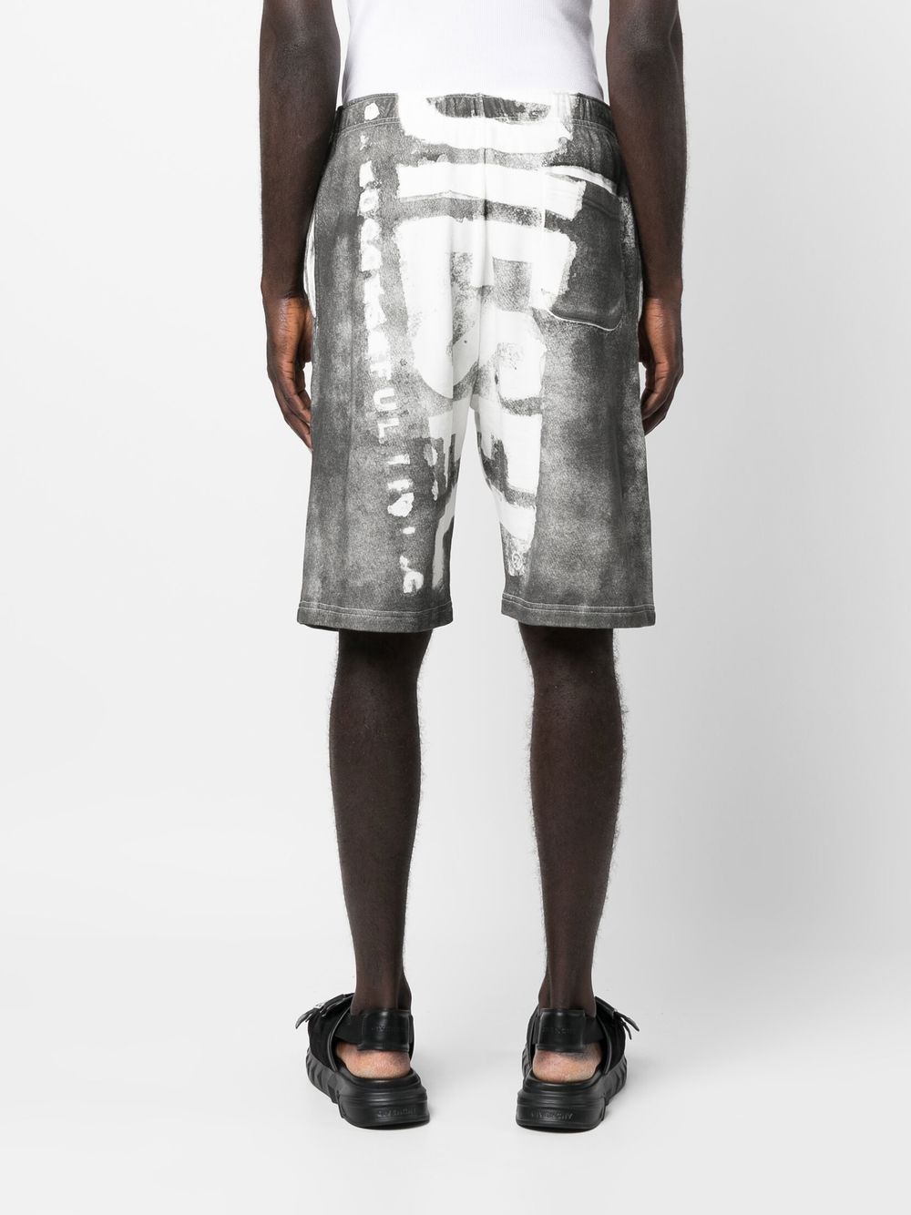 Diesel P-Marshy logo-print track shorts Men