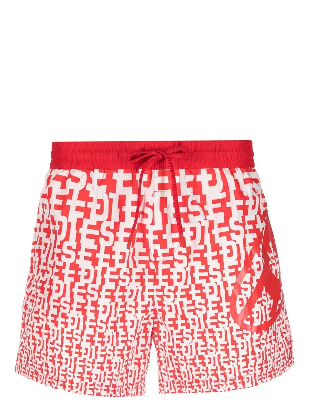 

Diesel logo-print swim shorts - Red