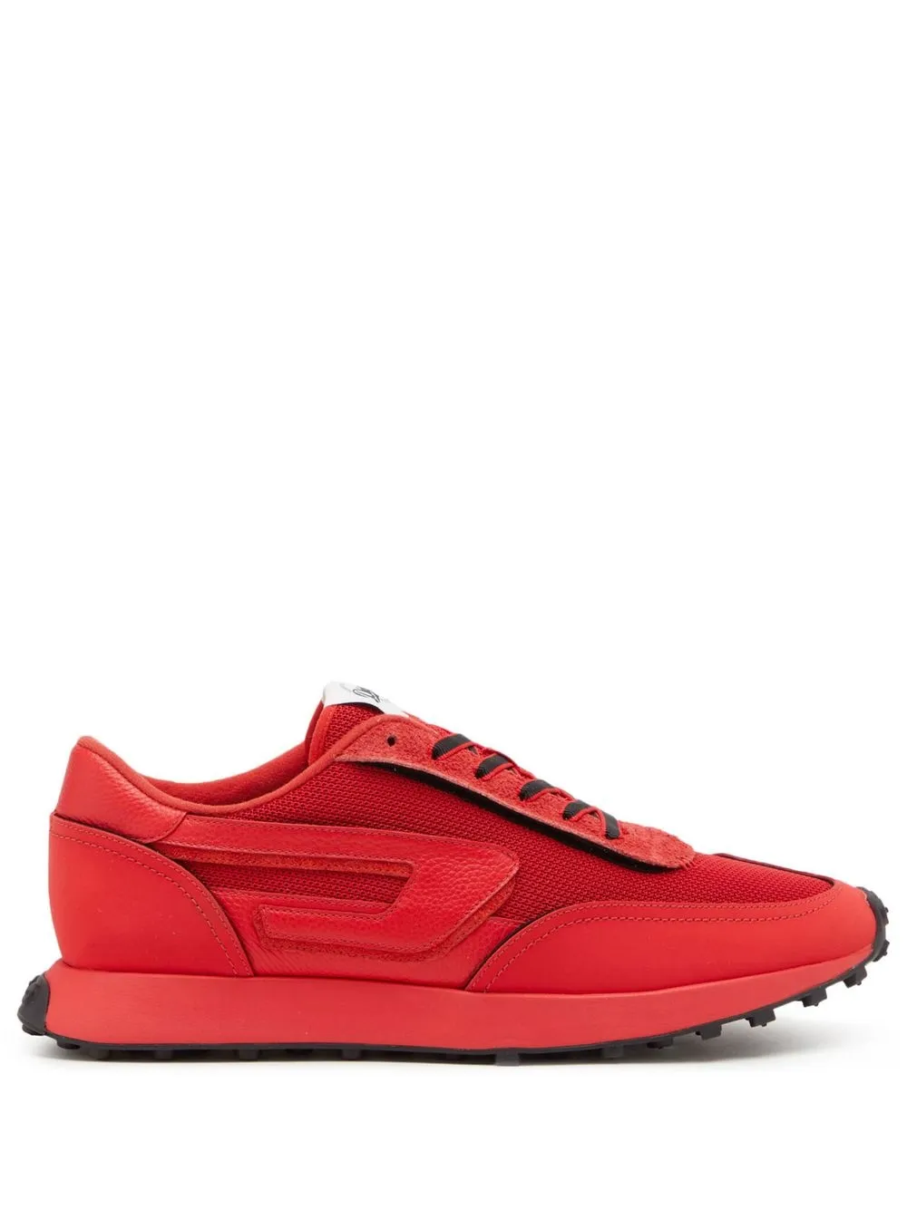 Diesel Logo-patch Low-top Sneakers In Red