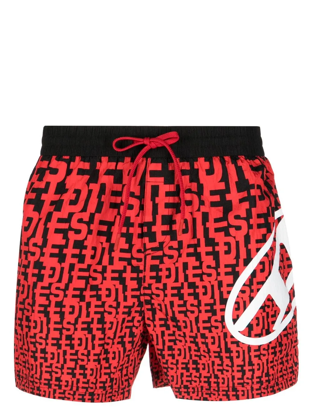 

Diesel logo-print swim shorts - Black