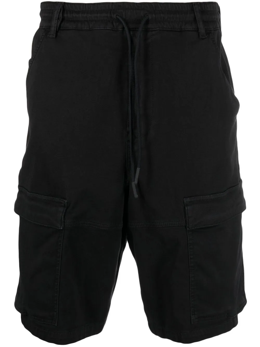 

Diesel drawstring cargo shorts - Black