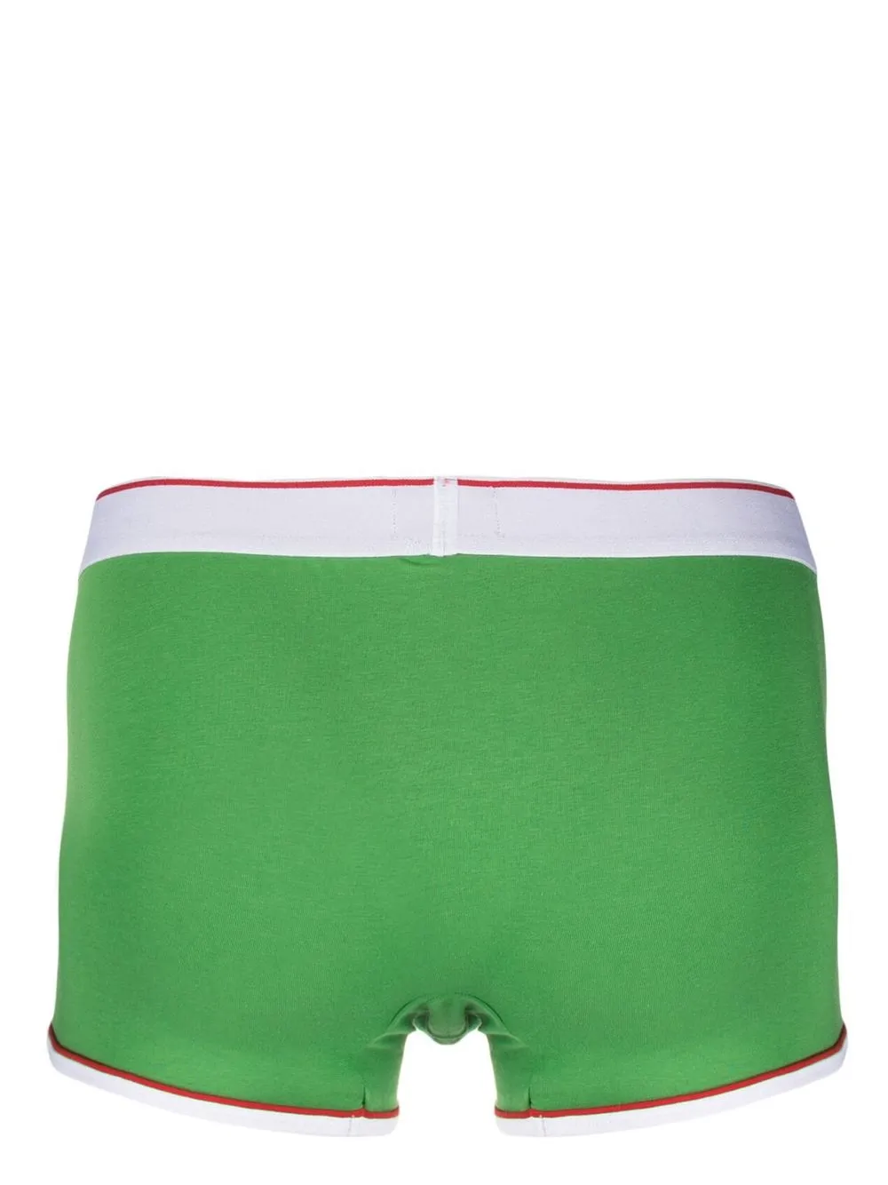 Diesel Boxershorts met logopatch - Groen