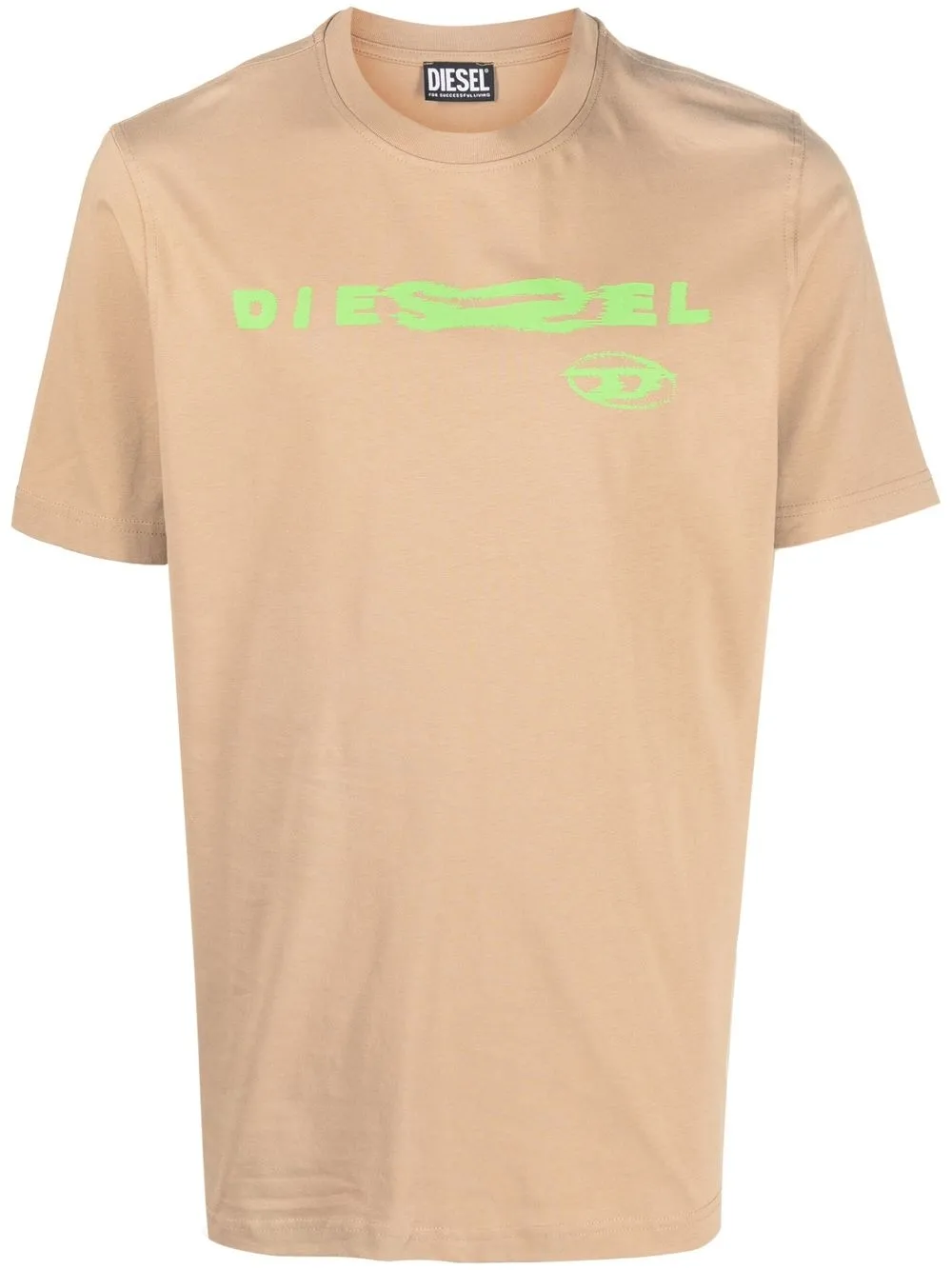 

Diesel logo-print short-sleeve T-shirt - Brown