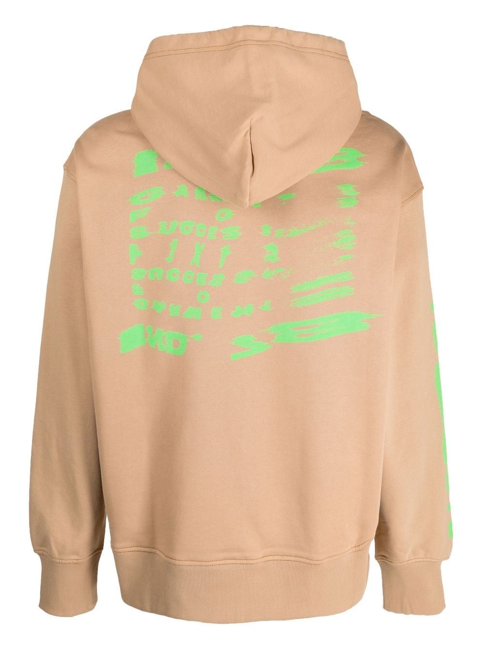 Diesel Hoodie met beerprint - Bruin