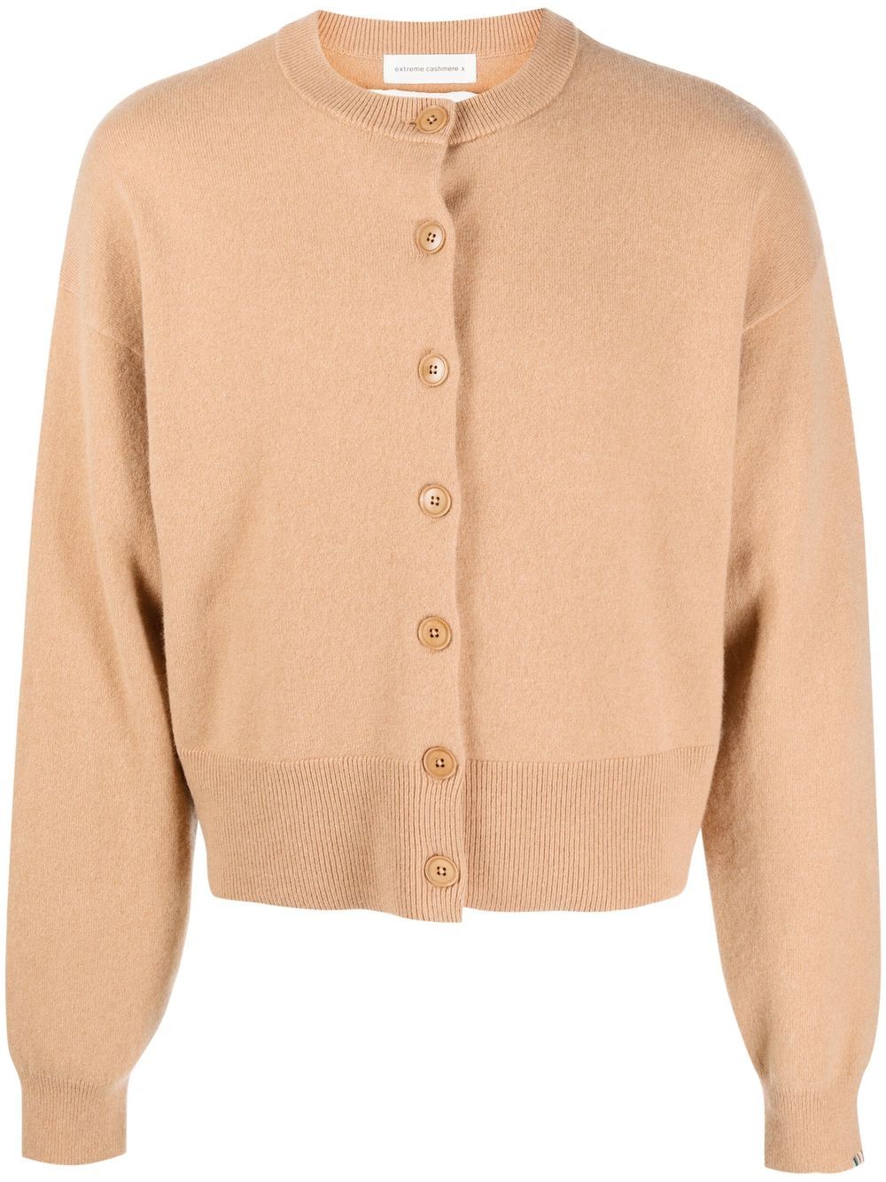 

extreme cashmere cashmere-blend knitted cardigan - Neutrals