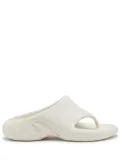 Diesel Sa-Maui X logo-embossed flip flops - White