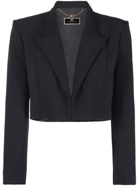 Elisabetta Franchi cropped tailored blazer