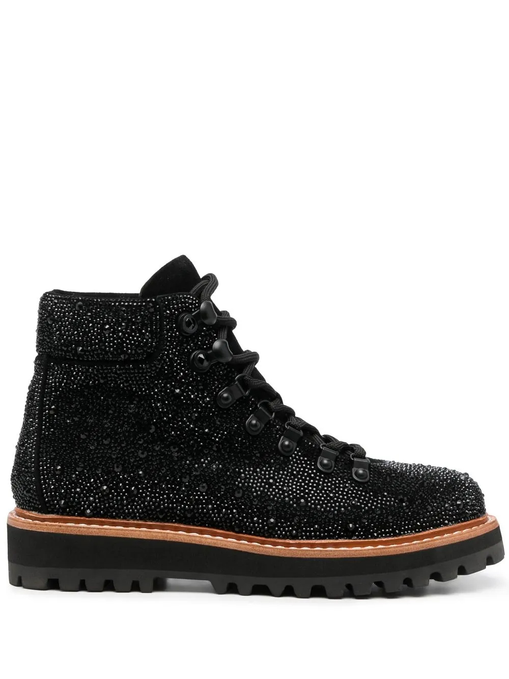 

Paul Warmer botines con agujetas - Negro