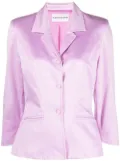 Thierry Mugler Pre-Owned three-quarter sleeve cotton shirt - Purple