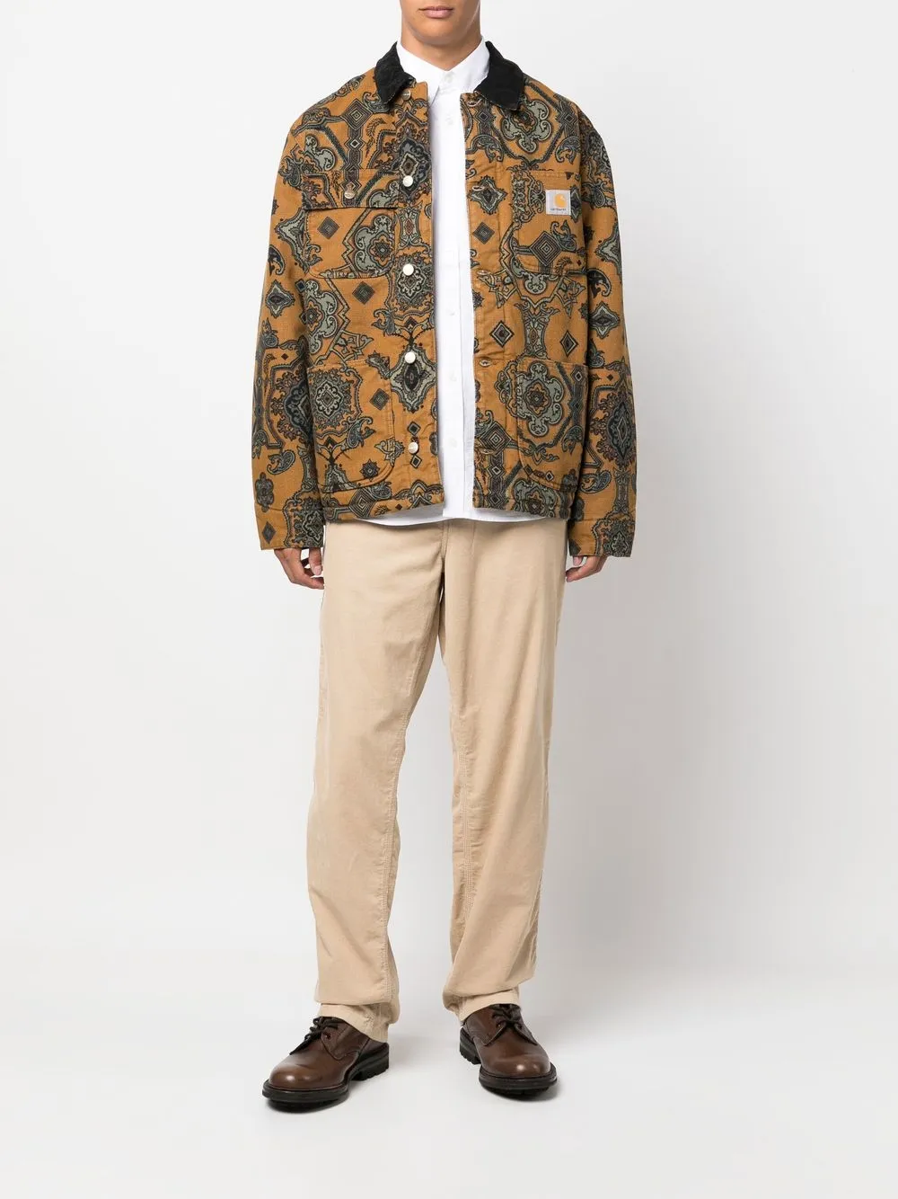 Carhartt WIP classic button-up shirt | Image 2