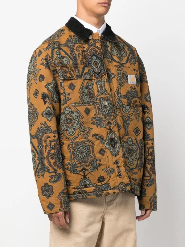 carhartt paisley jacket