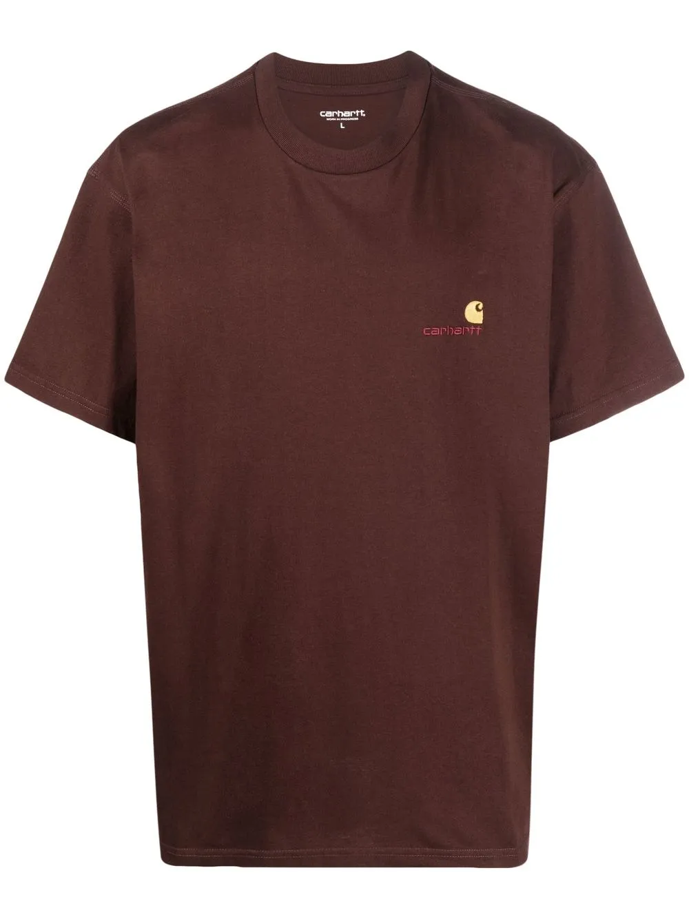 

Carhartt WIP playera con logo bordado - Marrón