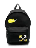 Off-White Kids logo-print backpack - Black