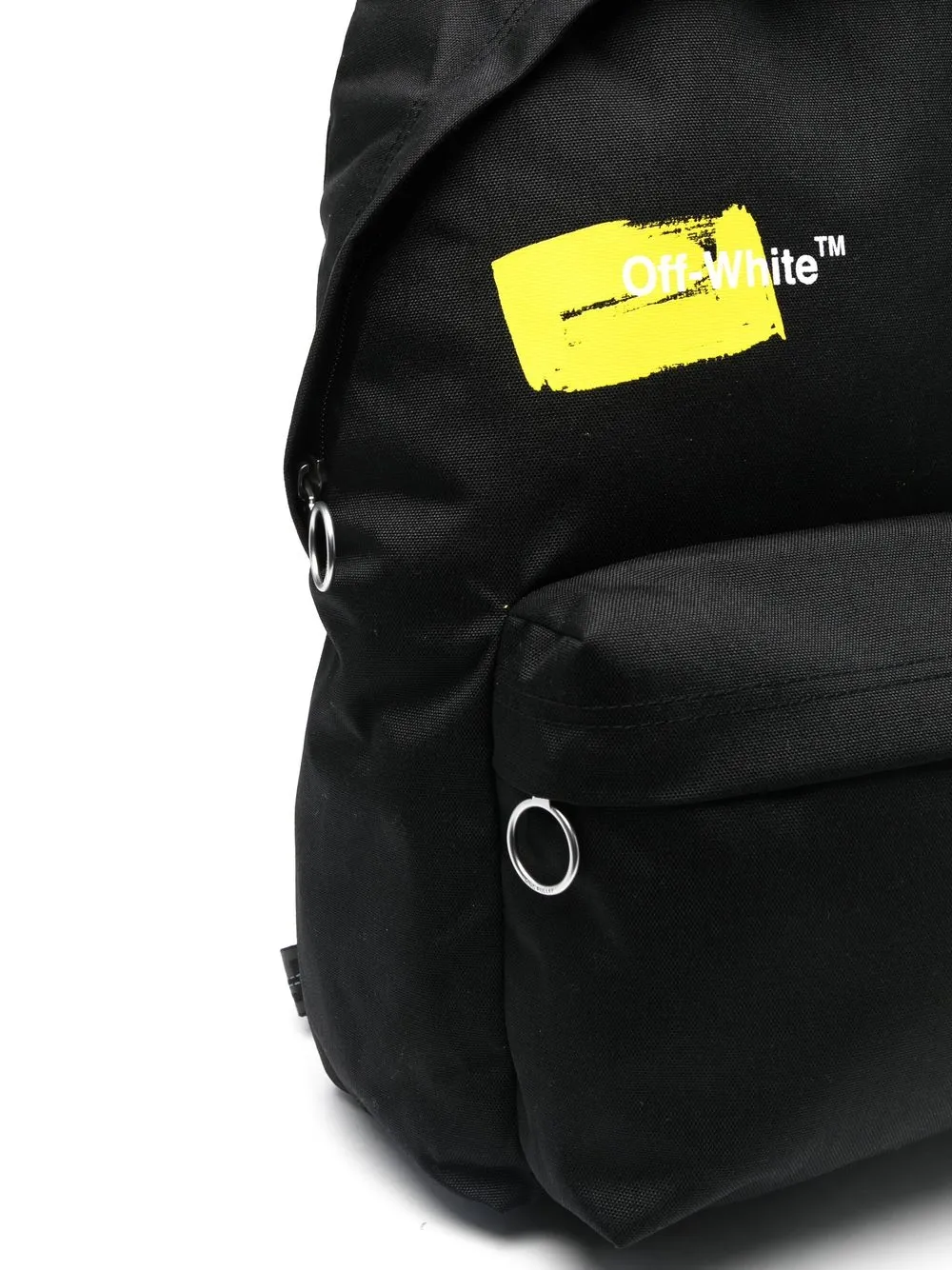 Off-White Kids Rugzak met logoprint - Zwart