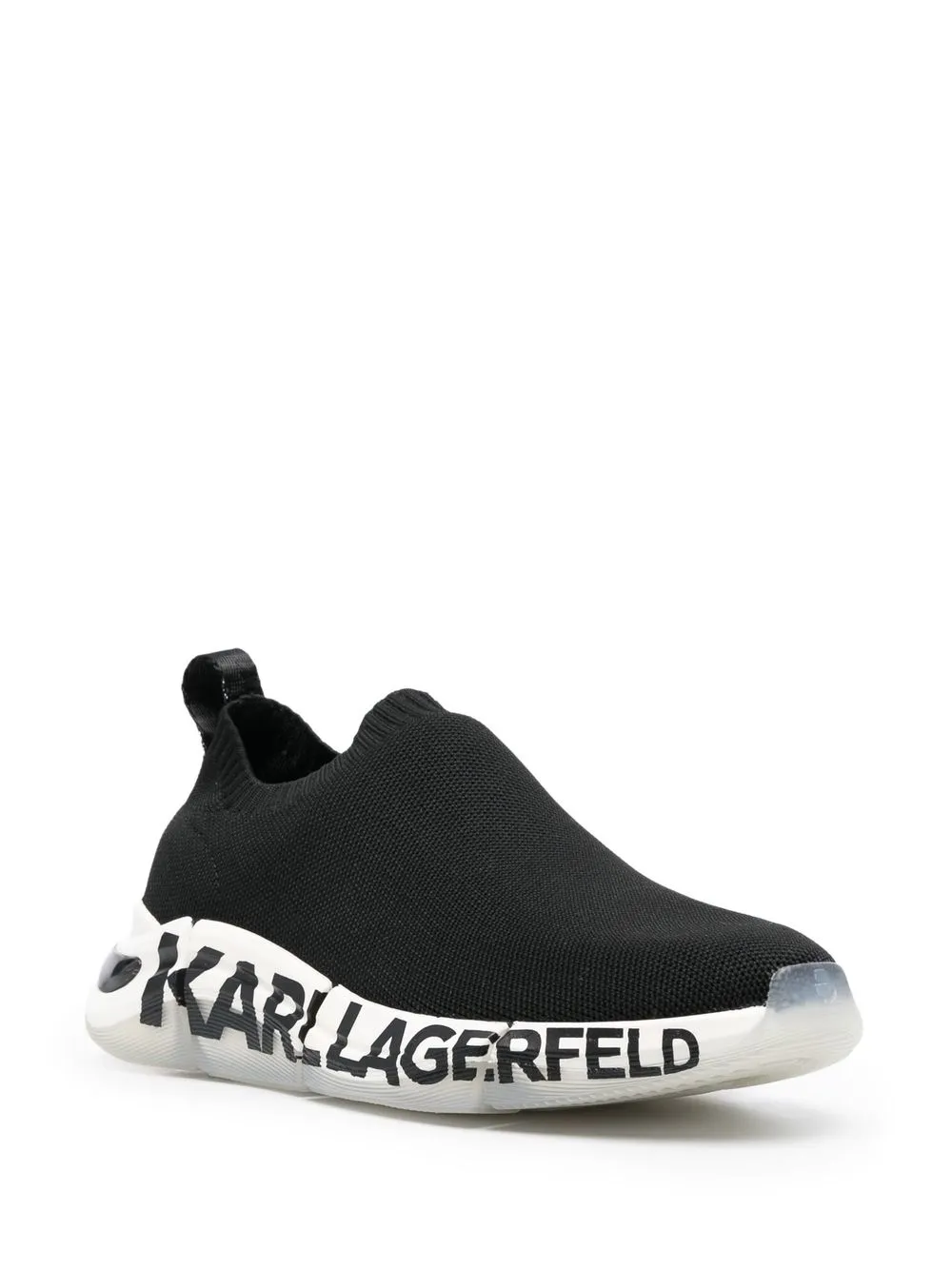 Karl Lagerfeld Sneakers met logoprint - Zwart