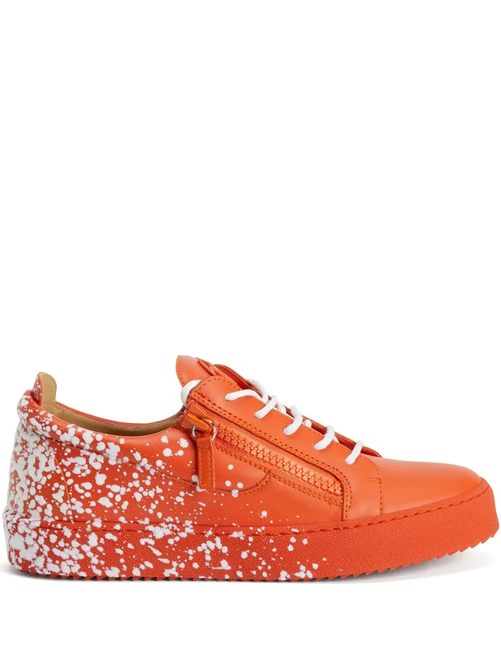 

Giuseppe Zanotti tenis bajos Frankie - Naranja