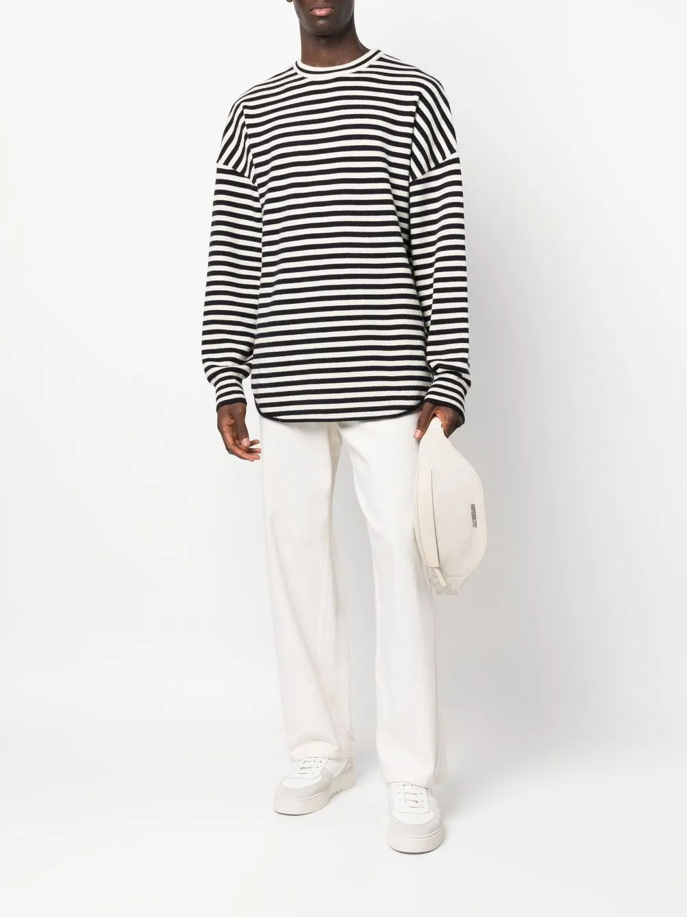 extreme cashmere Fijngebreide trui - Blauw
