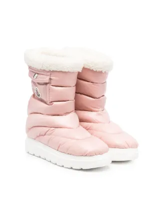 Moncler shearling best sale boots