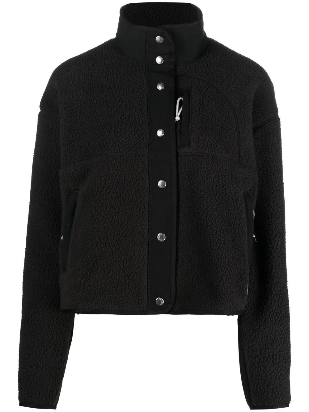 

The North Face faux-shearling high-neck jacket - Black