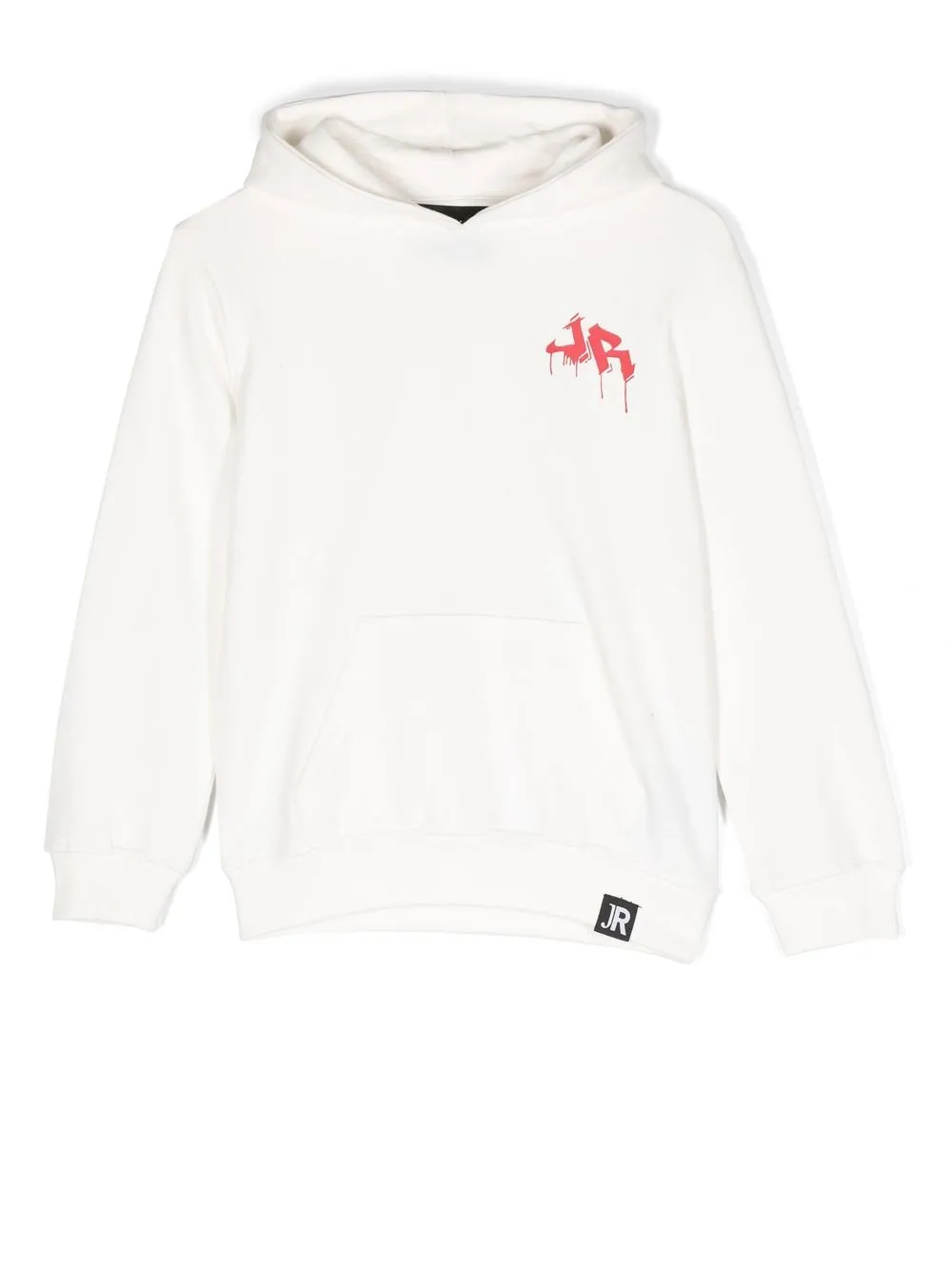 

John Richmond Junior hoodie con logo estampado - Blanco