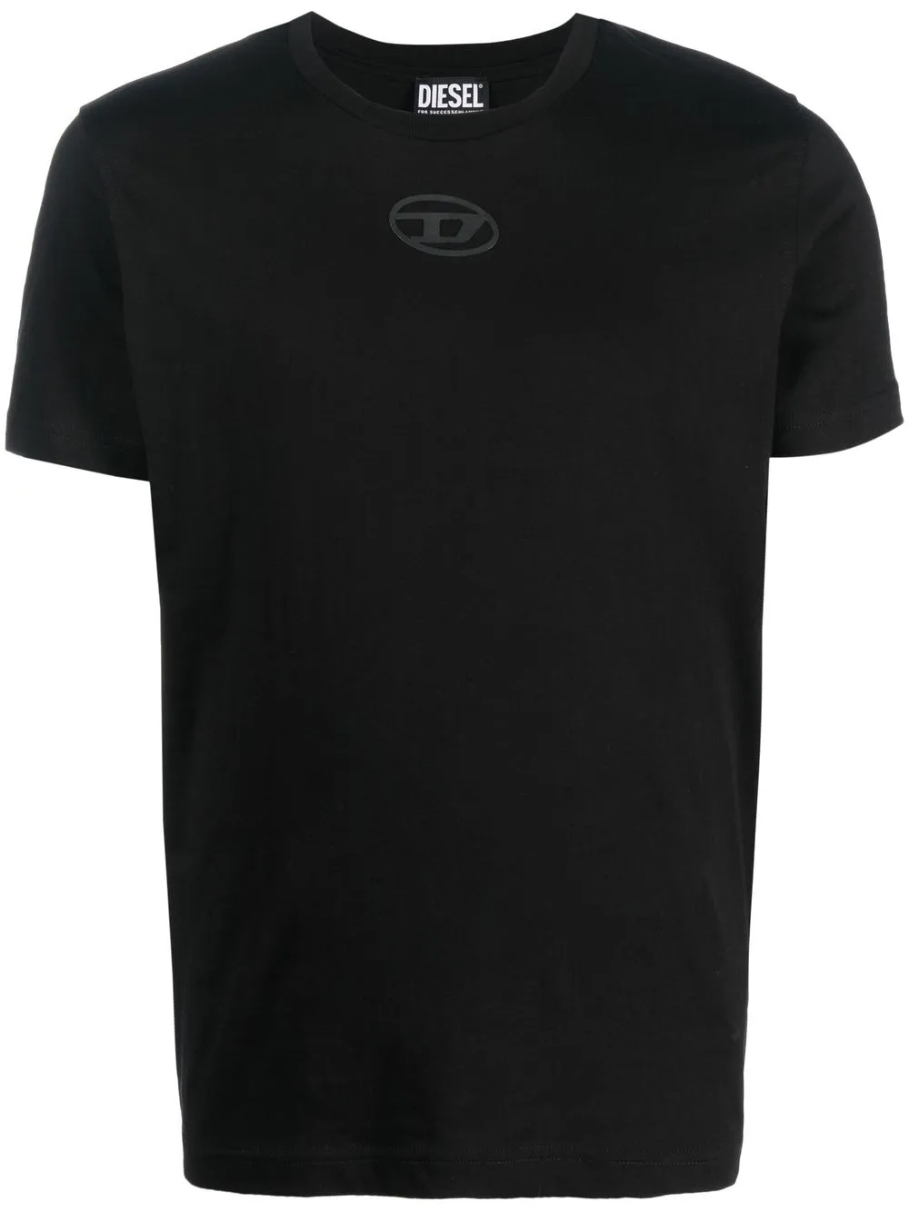 

Diesel playera con logo estampado - Negro