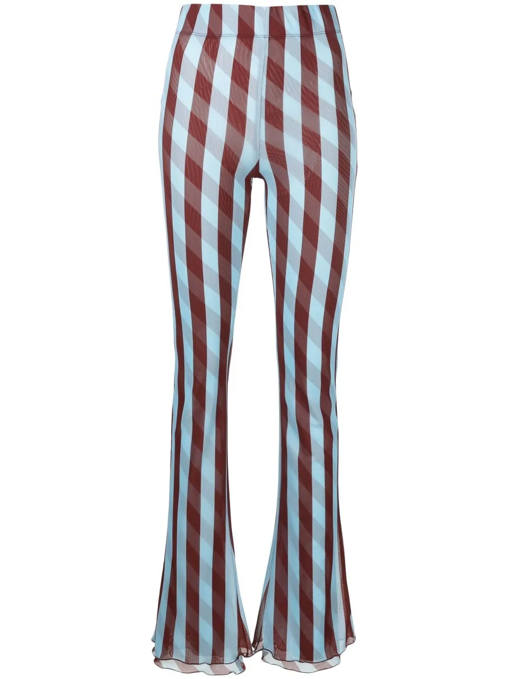 

Sunnei stripe pattern flared trousers