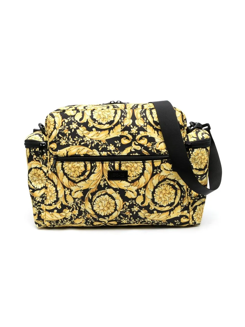 

Versace Kids baroque-pattern print changing bag - Yellow