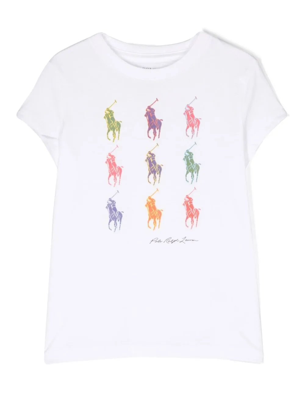 

Ralph Lauren Kids Polo Pony print T-shirt - White