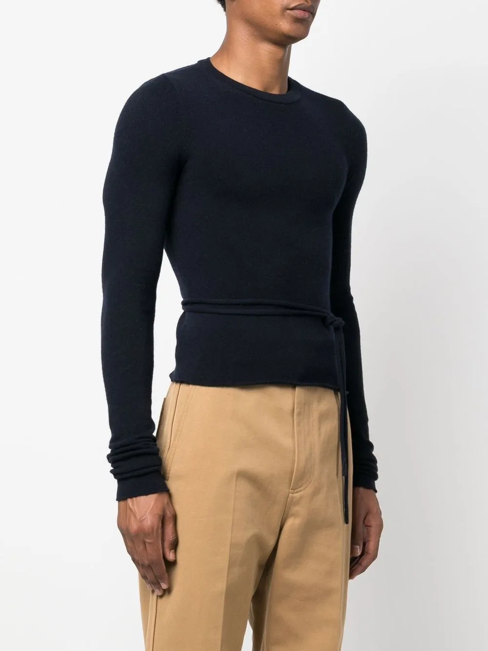 Extreme Cashmere Suéter Tejido Con Lazo En La Cintura Farfetch