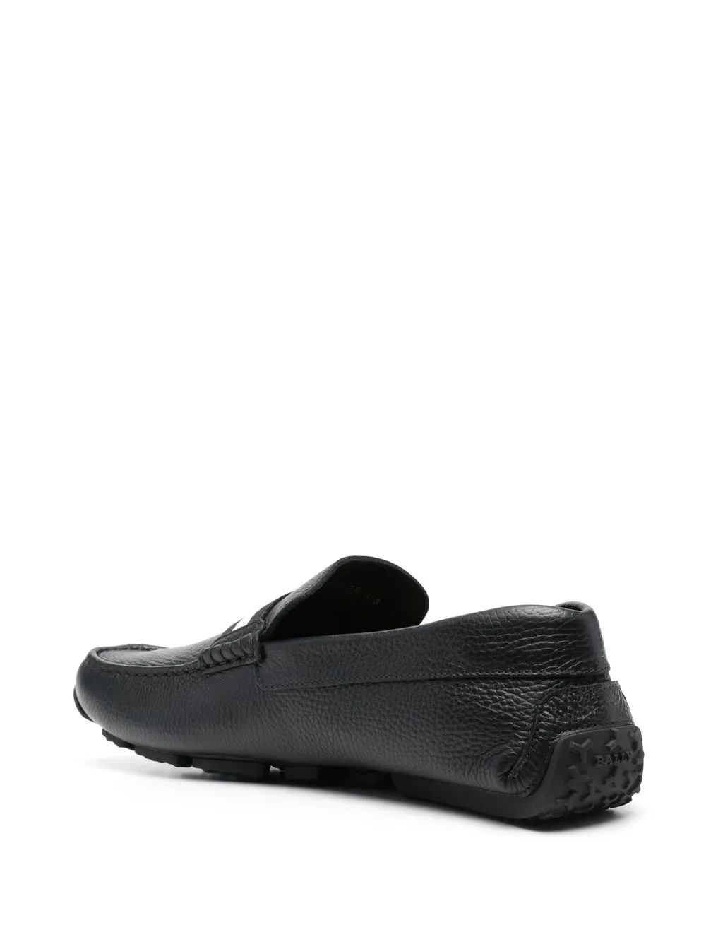 Bally Pearce Stripe-detail Loafers In 黑色