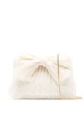 Loeffler Randall Rayne bow-detail clutch bag - White