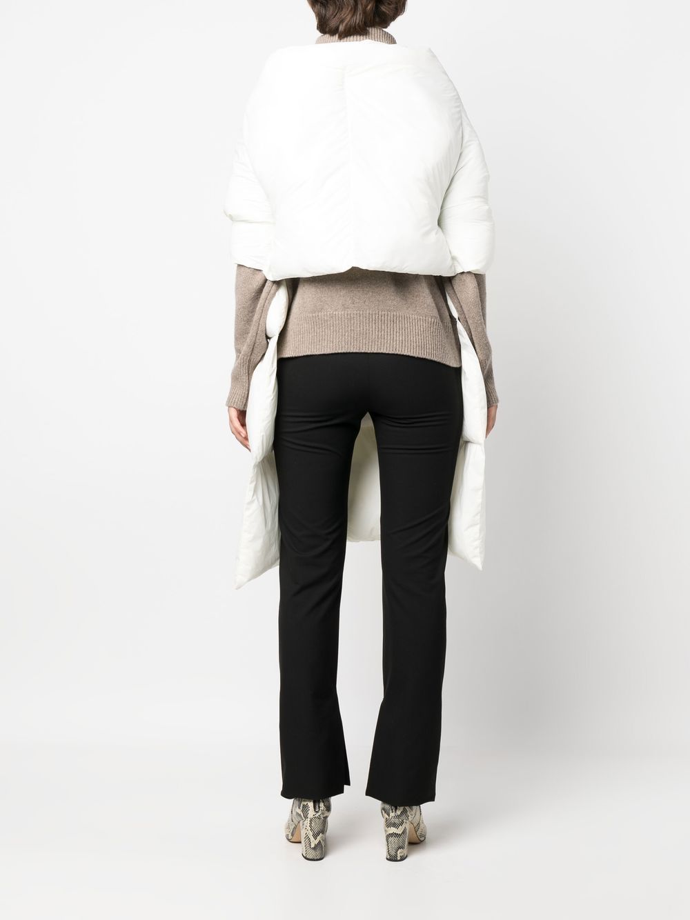 Shop N°21 Padded Long Scarf In White