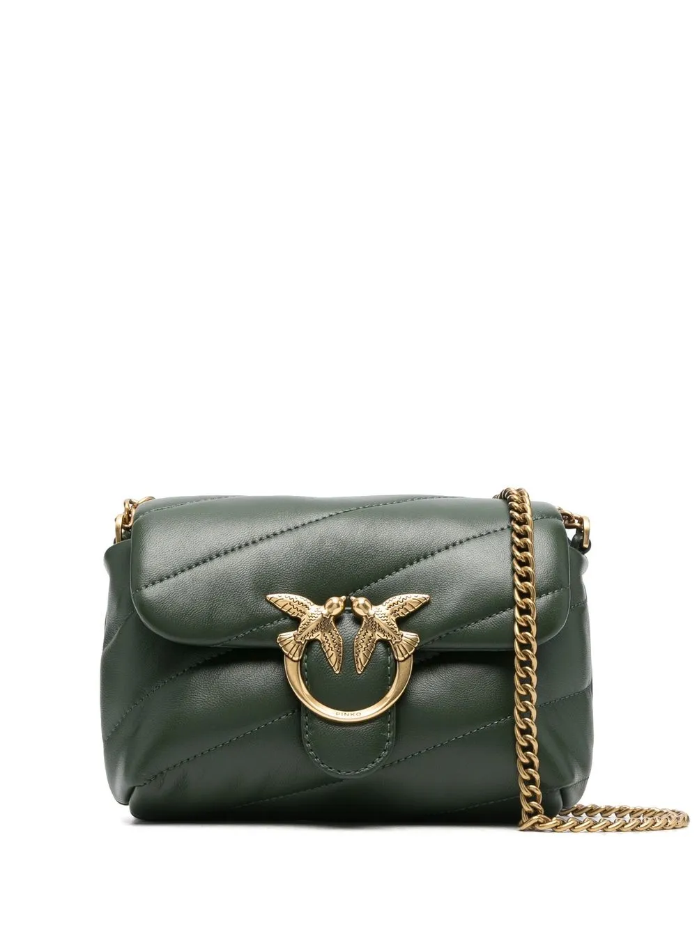 

PINKO bolsa de hombro Love Birds - Verde