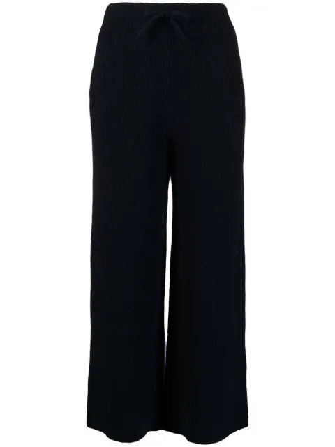 Joshua Sanders smiley-print wide-leg trousers