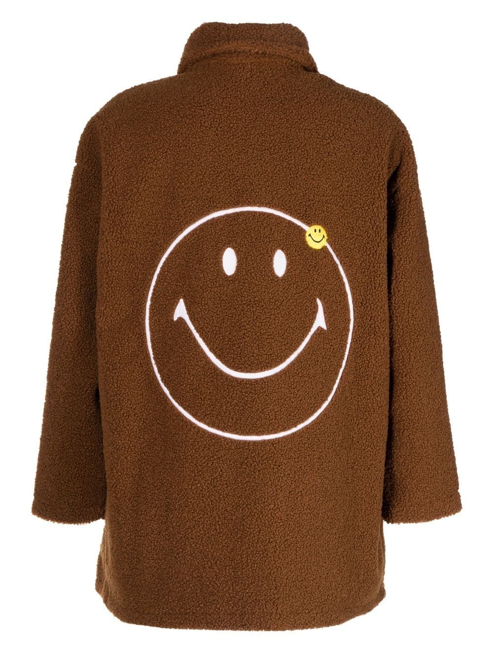 Image 2 of Joshua Sanders smiley face button-up coat