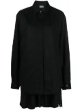 Diesel extra-fabric-detail shirt - Black