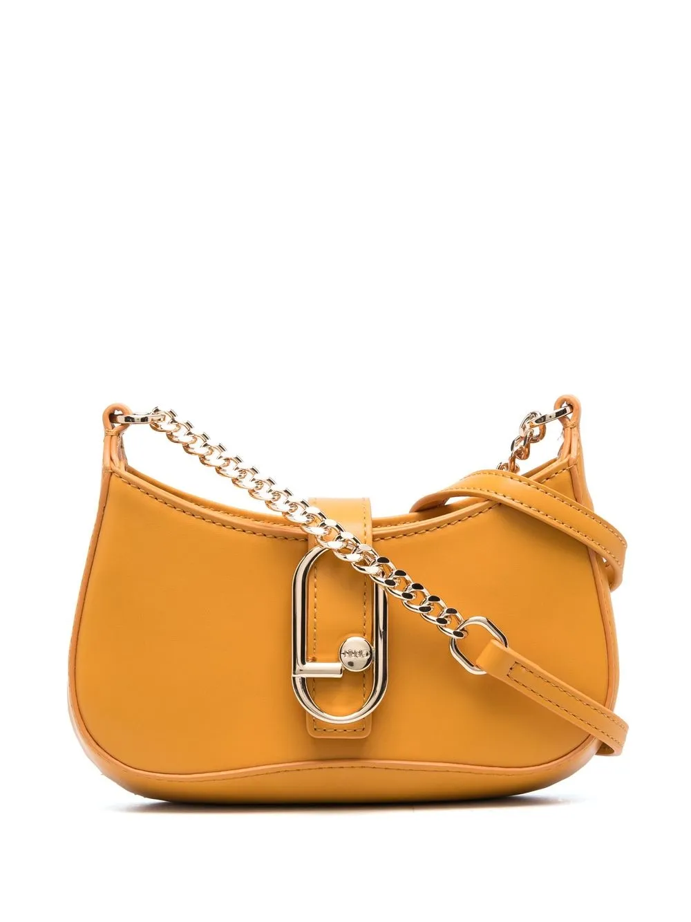 

LIU JO bolsa crossbody con placa del logo - Amarillo