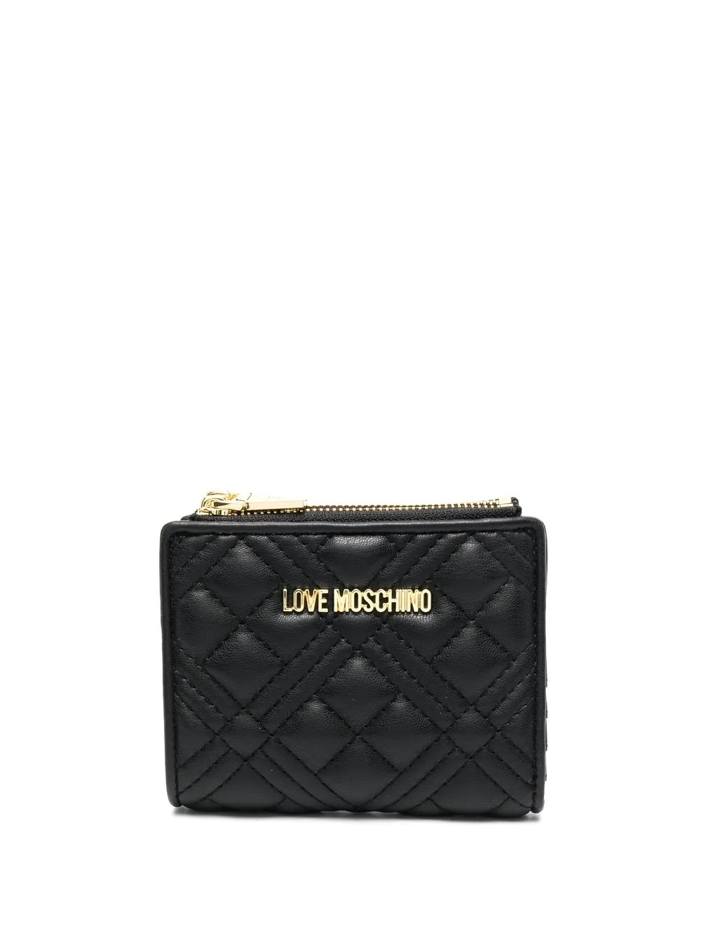 

Love Moschino cartera capitonada con logo - Negro