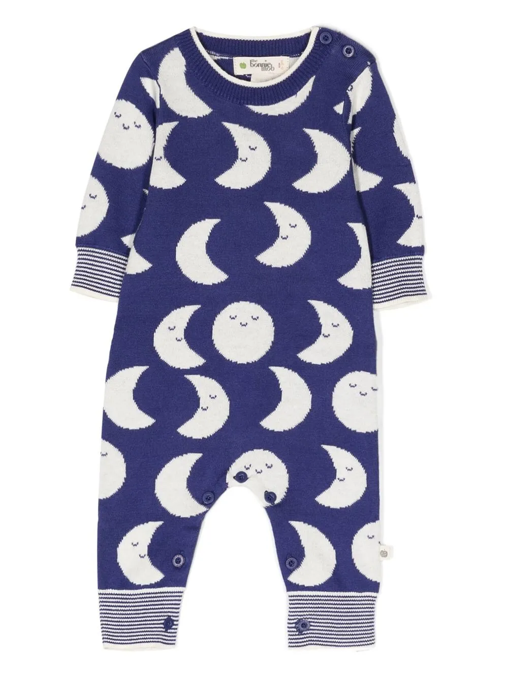 

the bonnie mob all-over moon print playsuit - Blue
