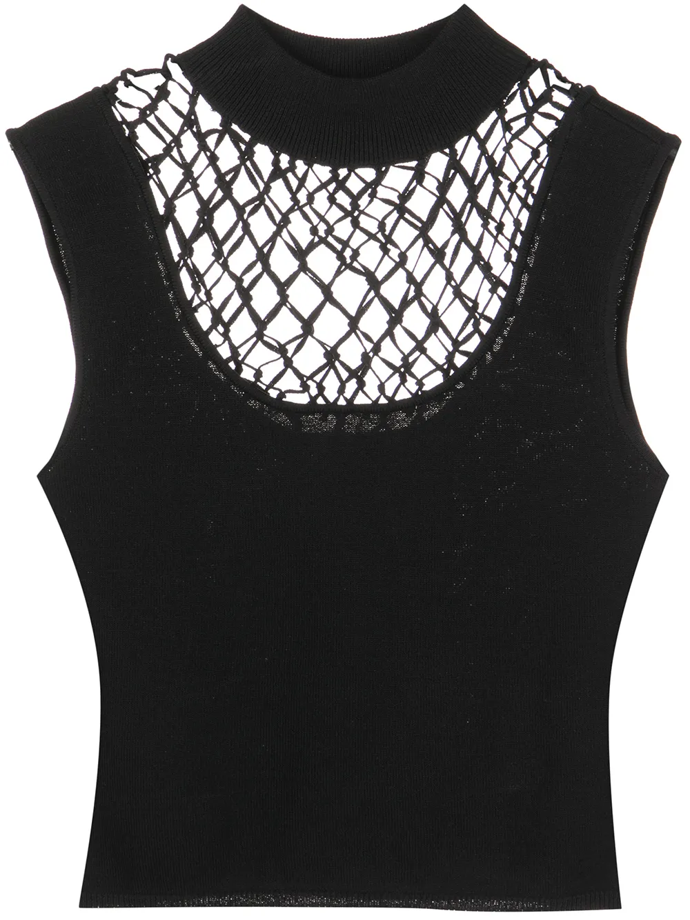 

STAUD Denise mesh-panel top - Black