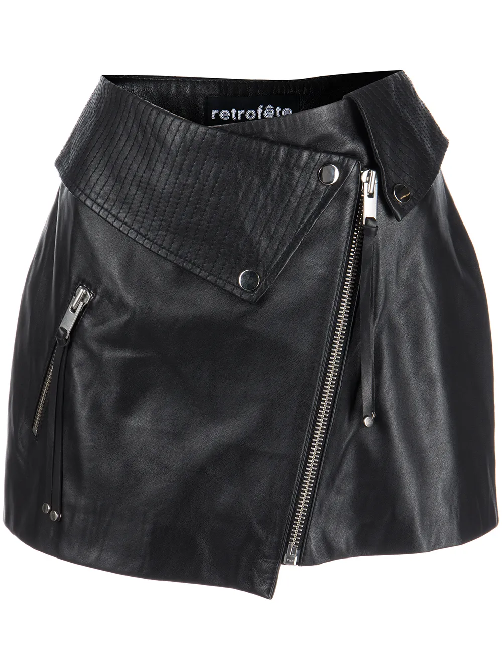 

Retrofete falda corta Monte - Negro